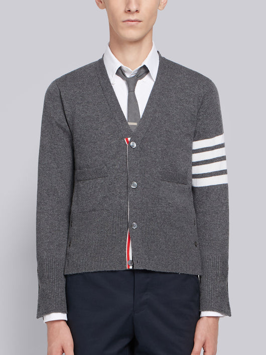 TB-Male - 4-BAR CASHMERE CARDIGAN -Designer Fit