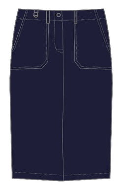 M&S - MKC43 - Navy Chino skirt