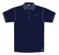 M&S - MKC93 - Navy standard fit short sleeve polo