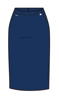 NW744 Female Fit Navy Skirt