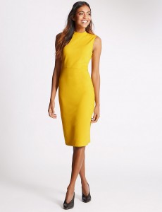M&S Collection- Ponte Sleeveless Bodycon Dress
